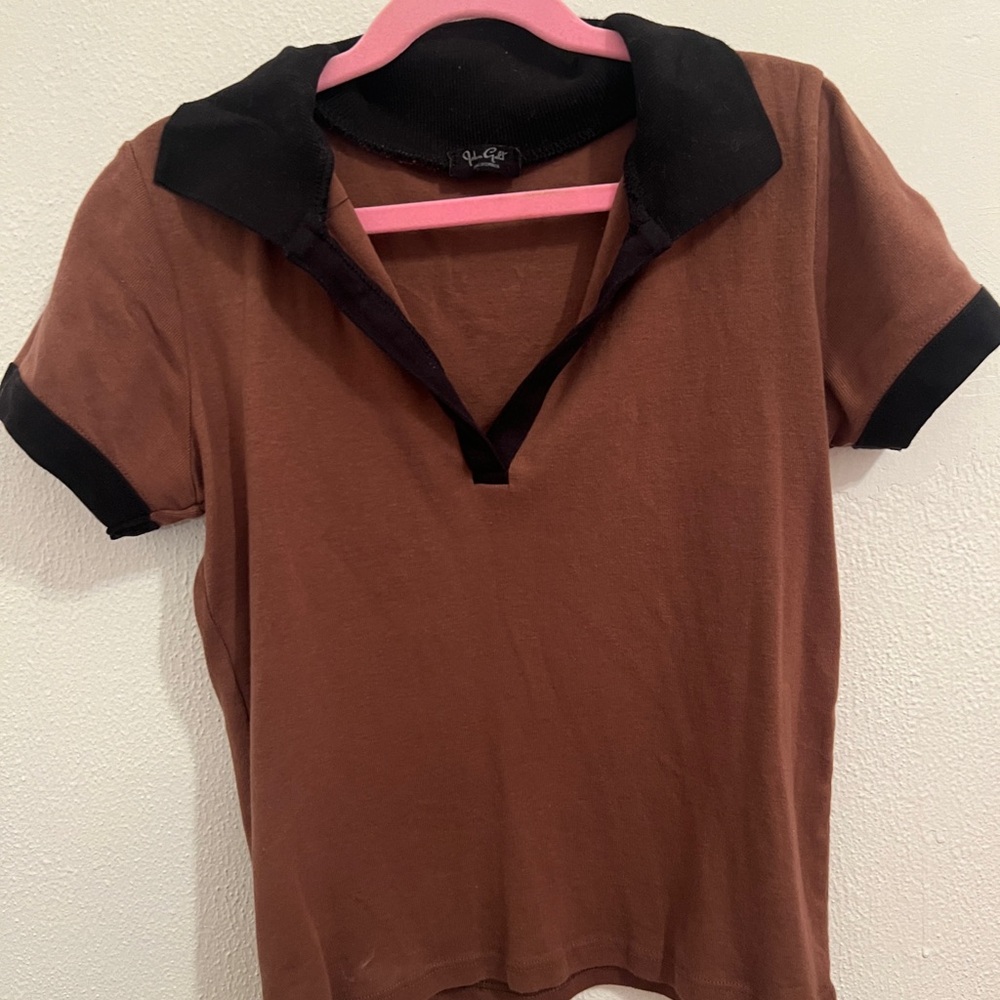 John galt brandy Melville collared top